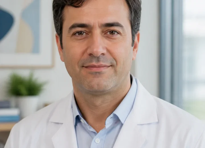 Fictional male healthcare professional used for Akana demo content